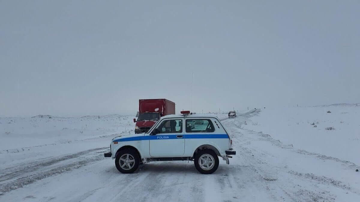 Ақмола облысында көлік қозғалысына шектеу енгізілді