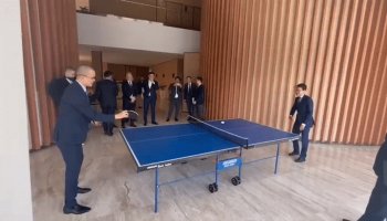 Бағдат Мусин қытайлық миллиардермен үстел теннисін ойнады