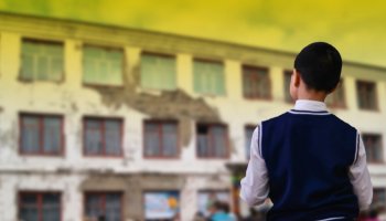 Қарағанды облысында екі ауылдың балалары апатты жағдайдағы мектепте оқып жатыр