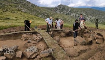 Алматыда Сақ дәуірінің жауынгері жерленген қорым табылды