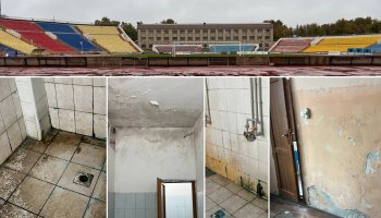 «Балалар кіруге жиіркенеді»: тозығы жеткен Шымкенттегі орталық стадион туралы (ВИДЕО)
