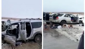Ақтөбе облысында жол апатынан 7 адам қаза тапты