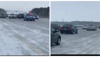 Ақмола облысында полицейлер далада қалған мыңнан аса көлікті алып жүрді (ВИДЕО)