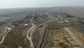 Алматы облысында ауылдағы көшелер мен үйлердің ауласын су басты