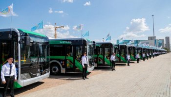 Астана автопаркі 90-ға жуық автобуспен толықты (ВИДЕО)