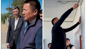 «Сөндіріңдерші светті»: Павлодар облысының әкімі мектептегі жөндеу жұмыстарын сынға алды