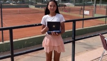 Теннис: Ясмин Дюсембаева Испаниядағы турнирдің жеңімпазы атанды