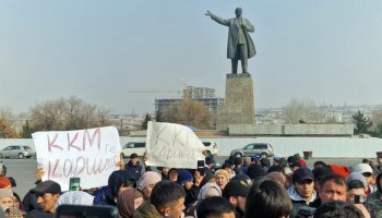 Қырғызстанда саудагерлер митингке шықты (ВИДЕО)