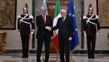 Мемлекет басшысы Италия Президентімен келіссөз жүргізді