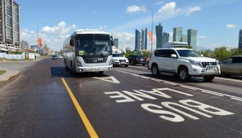 Астанада жүргізушілерге Bus lane жолағымен жүруге рұқсат етілді
