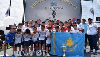 Қазақ балалары футболдан Dragan Mance Cup турнирінің қола жүлдегері атанды