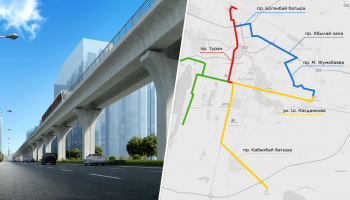 LRT құрылысы: Астанада Сығанақ көшесінің бір бөлігі күзге дейін жабылады