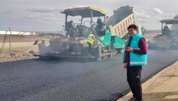 Суық күнде жол салуға мүмкіндік беретін технология сынақтан өткізіліп жатыр