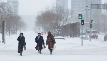 Елімізде қар жауып, аяз түседі